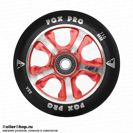 Fox Pro Колесо 110 мм. 5UC-2 Черный/красный