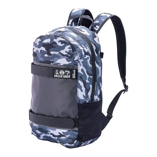 187 Killer Pads Standard Issue Backpack - Charcoal Camo 187 Killer Pads Standard Issue Backpack - Charcoal Camo