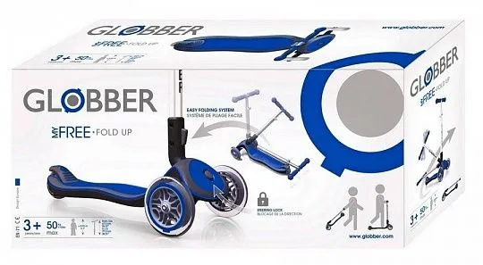 Globber Elite S My Free Fold up Sky Blue