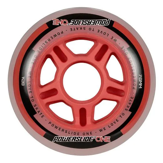 Powerslide One 76mm/82A Red/White (4 шт.) Powerslide One 76mm/82A Red/White (4 шт.)