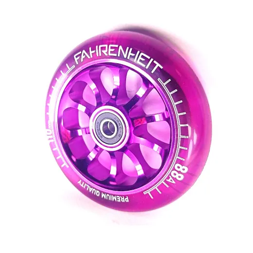 Fahrenheit 110*24 mm 10-Spoked, сиреневый / прозрачный сиреневый