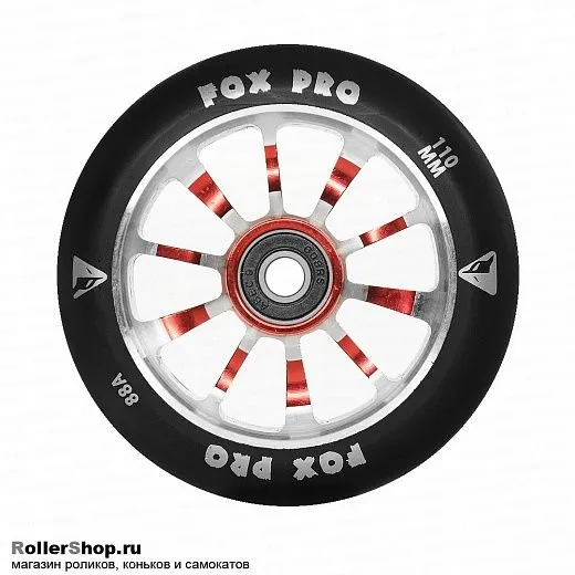 Fox Pro Колесо 110 мм. Winner Черный/красный Fox Pro Колесо 110 мм. Winner Черный/красный