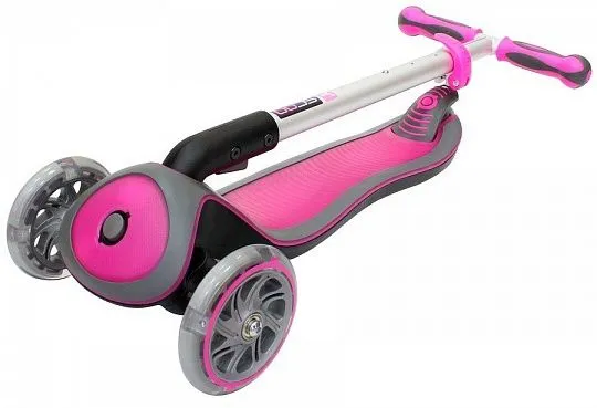 Globber Elite SL My Free Fold up Lights Pink