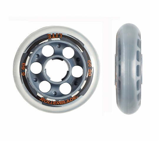 Rollerblade Wheels Pack Lite 80/82A + SG5 + 8MMSP - Grey/Orange