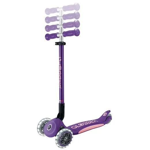Globber Primo Foldable Plus Lights V2 - Purple