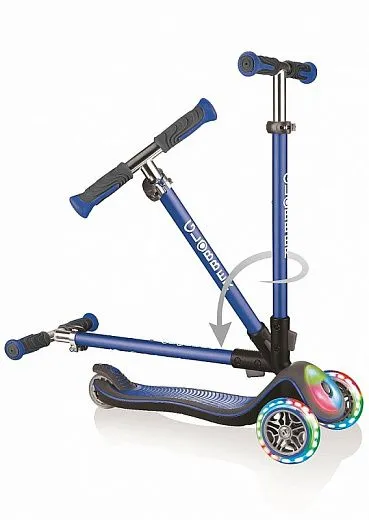 Globber Elite Deluxe Flash Lights - 2020 Blue