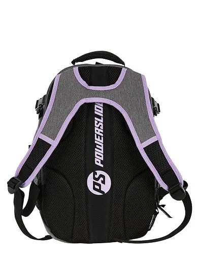 Powerslide Fitness Backpack - 2024 Grey/Violet/Black