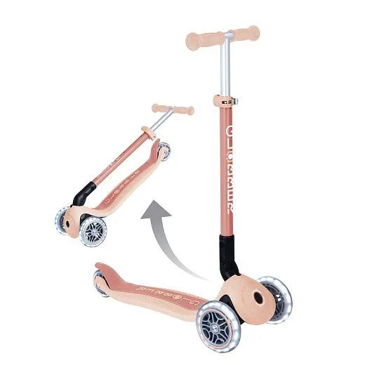 Globber Primo Foldable Lights Ecologic - Peach Globber Primo Foldable Lights Ecologic - Peach