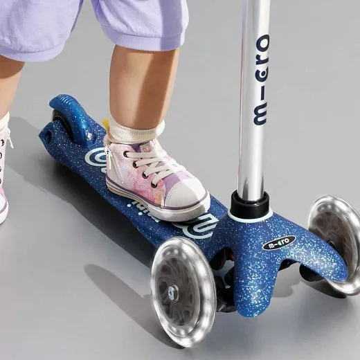 Micro Mini Deluxe Блестящий (галактика) LED синий (MMD219)