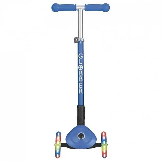 Globber Primo Foldable Lights Dark Blue