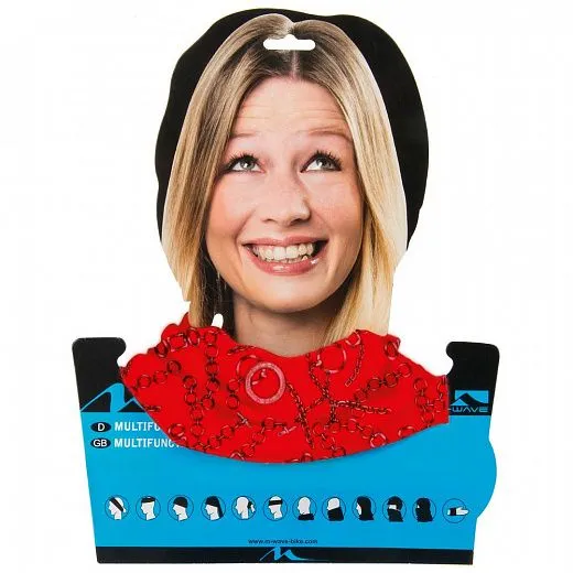 M-Wave Necklace Red