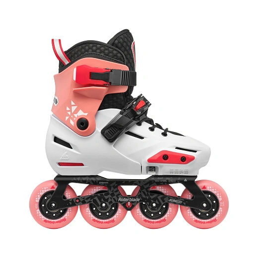 Rollerblade Apex G - 25 Platinum/Coral